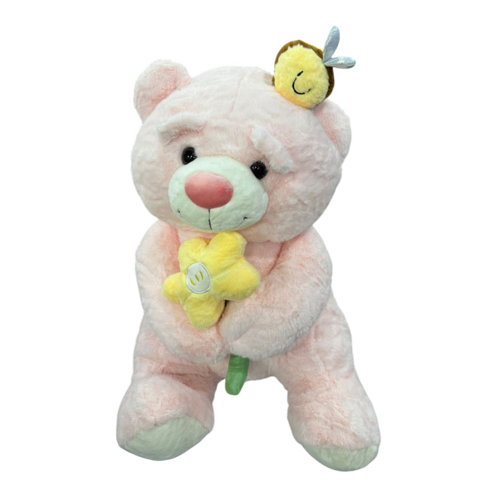 Plush Teddy Bear with Bee