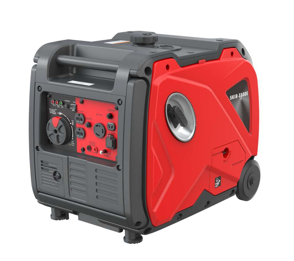 STAR Generator 3500W SKIR3500E 110V Inverter Premium Red Electric
