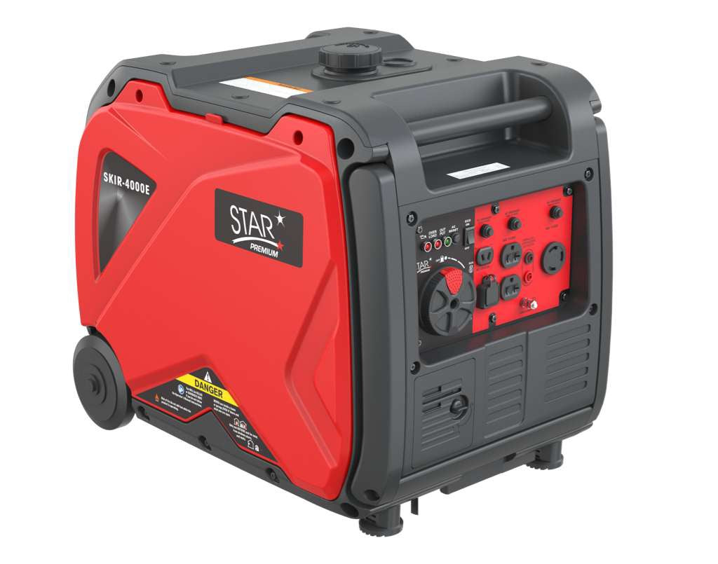 STAR Generator 4000W SKIR4000E 110V Inverter Premium Red Electric