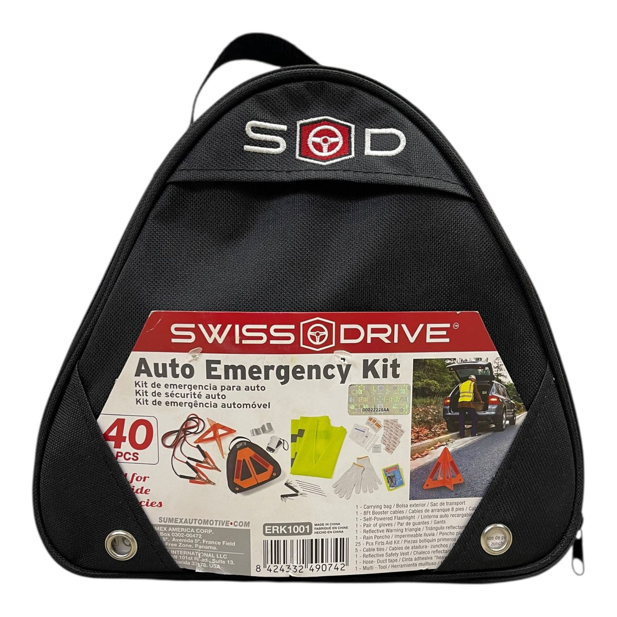 SWISS DRIVE Auto Emergency Kit 40PCS ERK1001