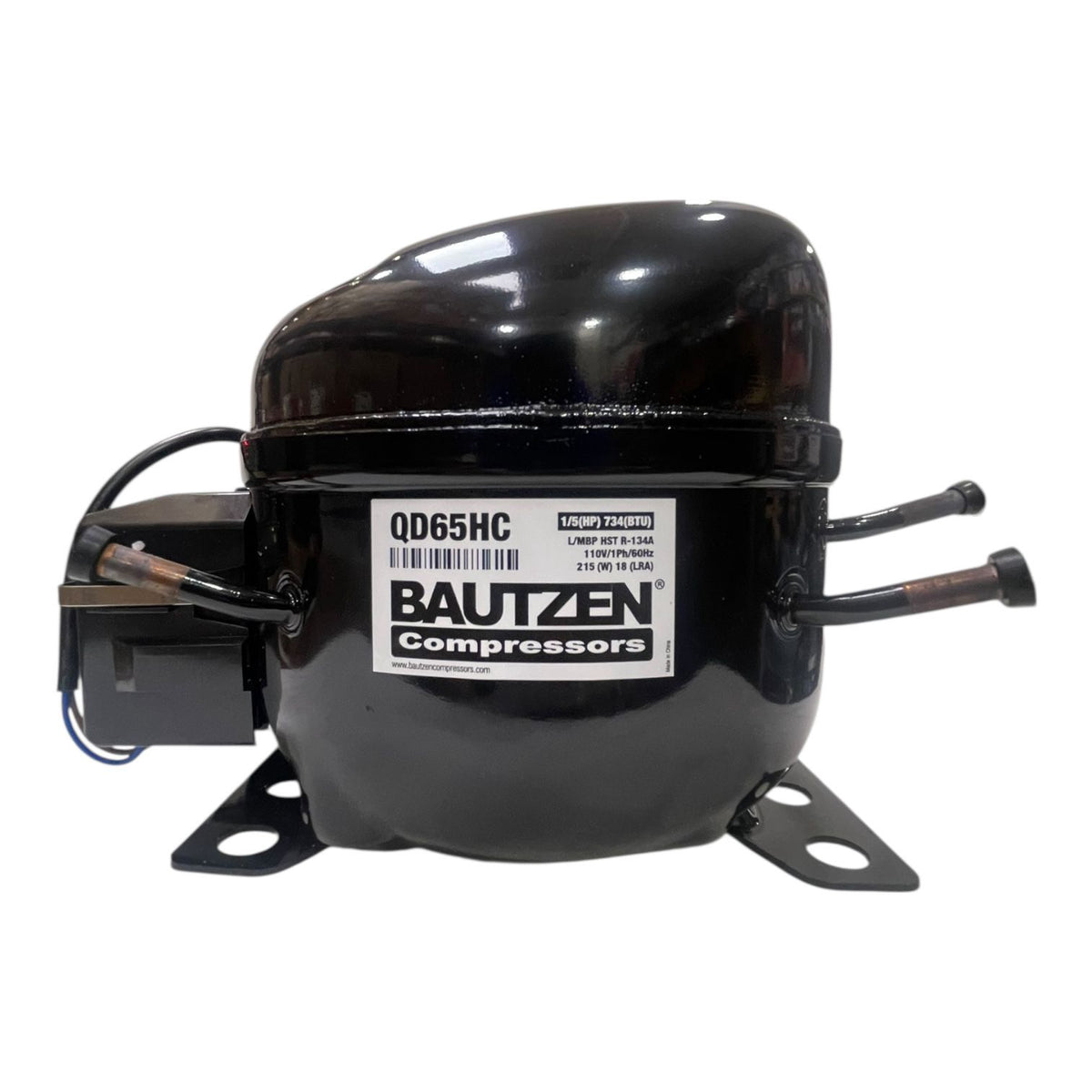 BAUTZEN Fridge Compressor QD65HC 1/5 HP 110V R134A