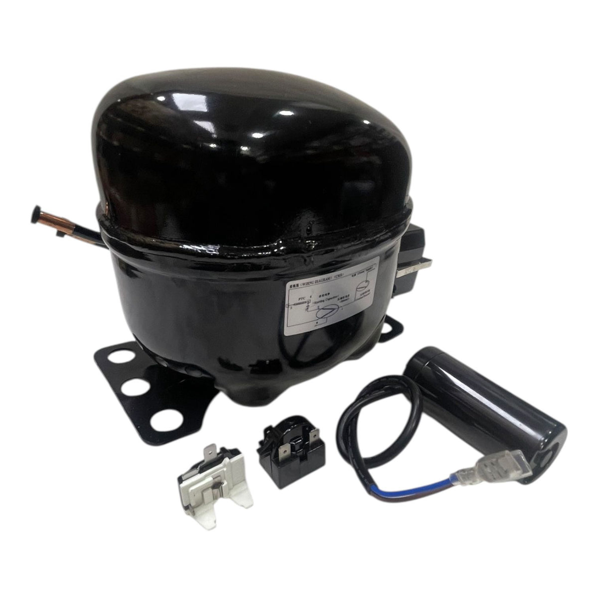 GENESIS Fridge Compressor SC66-600 1/4 HP 110V R600A