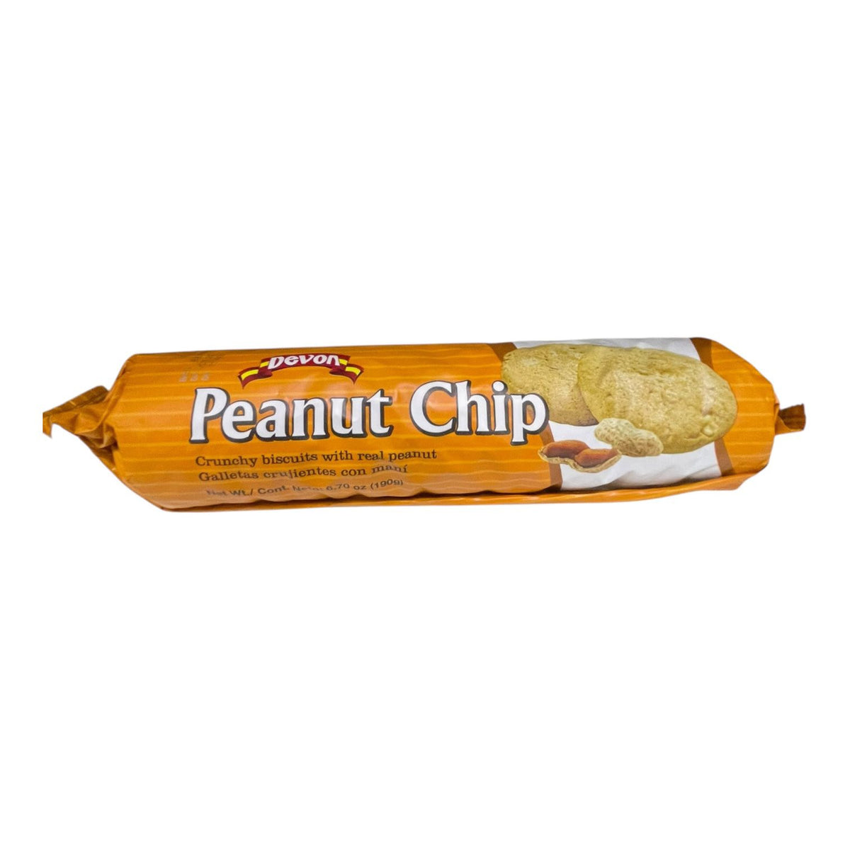 DEVON Biscuit Peanut Chip 190G 6.7OZ