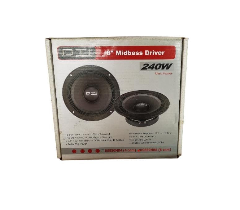 DTI Speaker Car 8" DS850MB8 MID-BASS Sold Each
