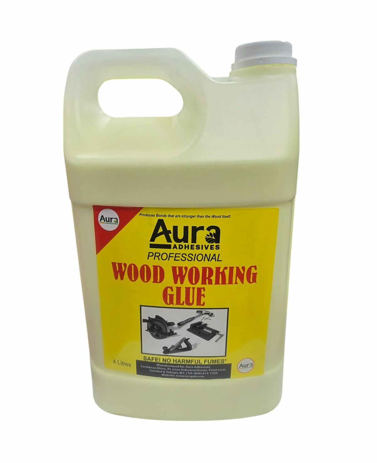 AURA Glue Yellow Wood Working 4 Litre
