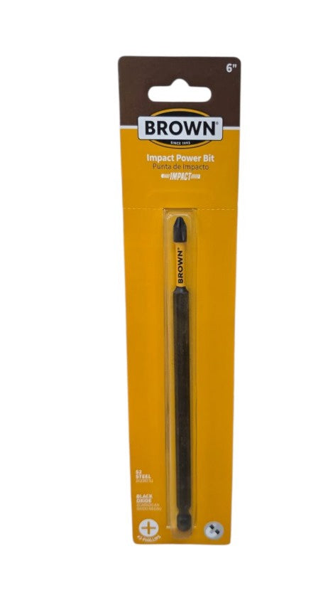 BROWN USA Impact Power Bit 6" BRB45016M