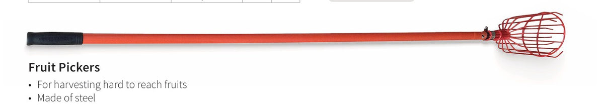 BROWN USA Fruit Picker Complete with 3 Meter Extention Handle #BRFPB004