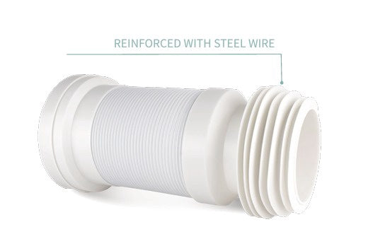 BISMAN PVC Pan Connector 4" Flexible Adjustable BMPTW004