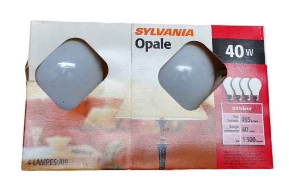 SYLVANIA Bulb Opale Soft White 40W Screw 4PCS Box