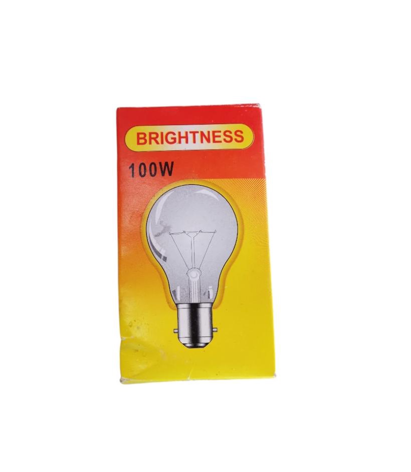 Bulb Baynett 100W 240V Frosted Brightness
