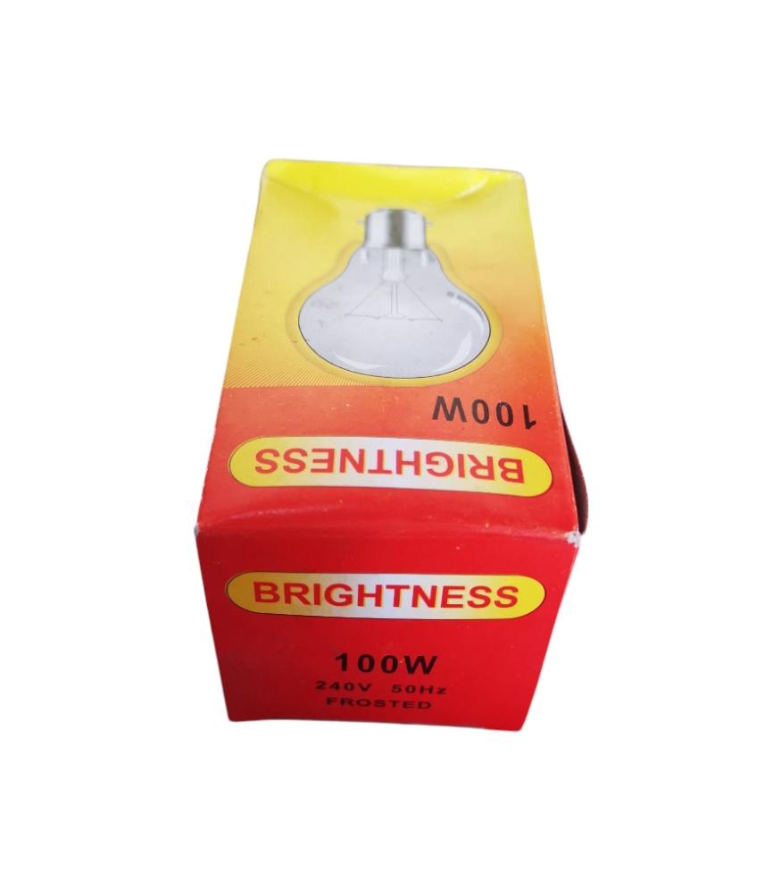 Bulb Baynett 100W 240V Frosted Brightness