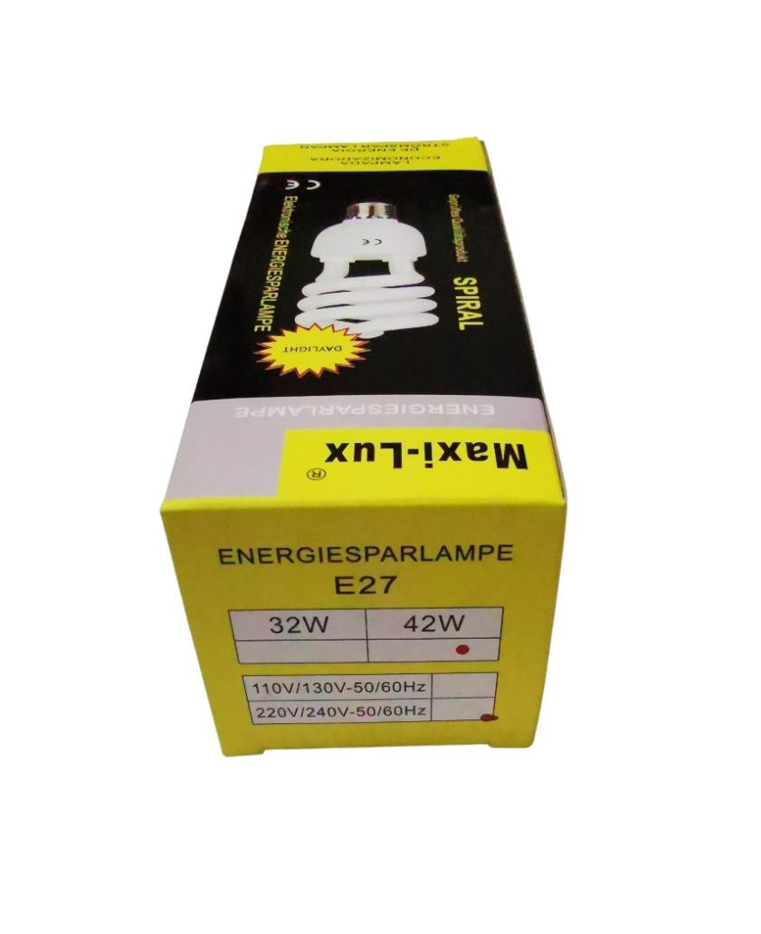 MAXI-LUX Bulb Energy 42W 110/220V Spiral