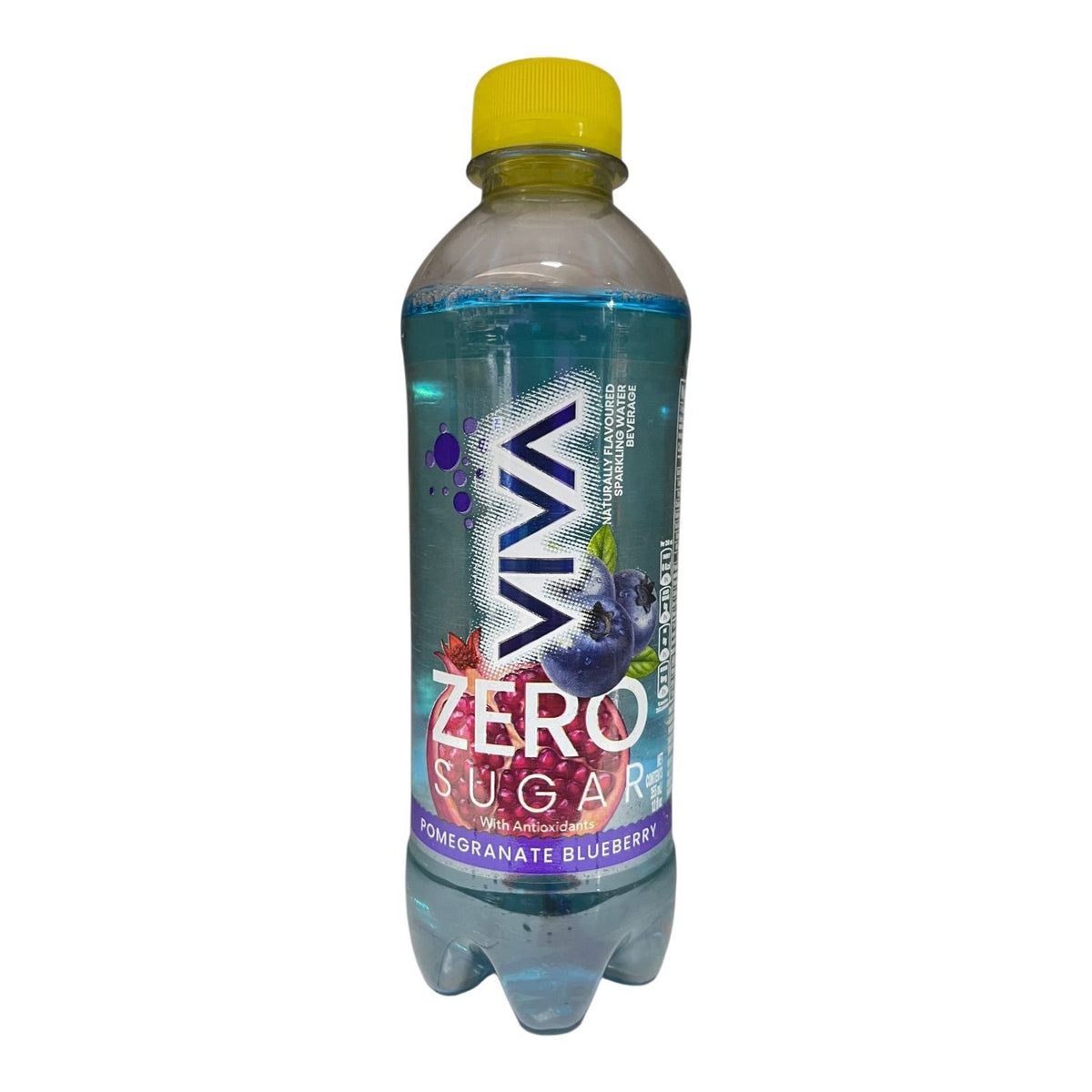 VIVA Pomegranate Blueberry Zero Sugar Sparkling Water 355ML 12FL OZ