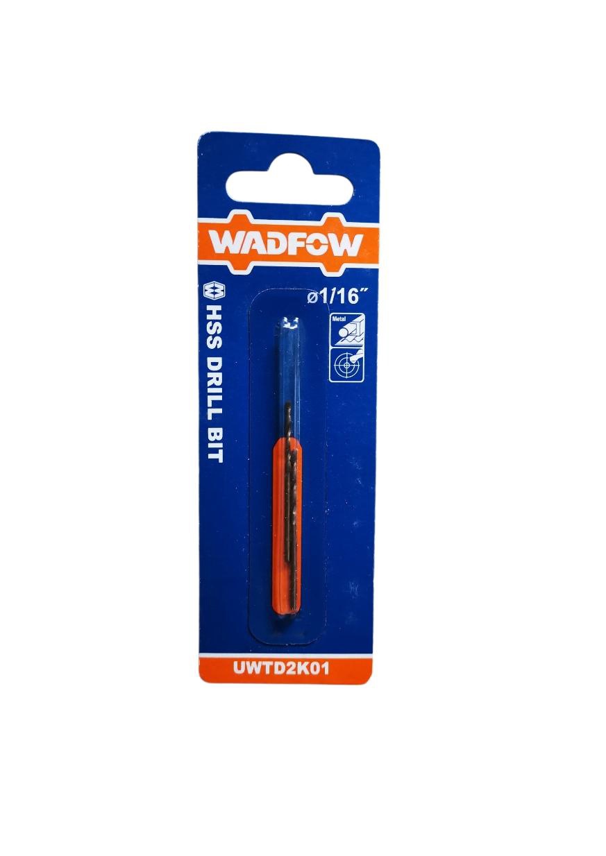 WADFOW Drill Bit 1/16" UWTD2K01 Hss 2PCS Pack