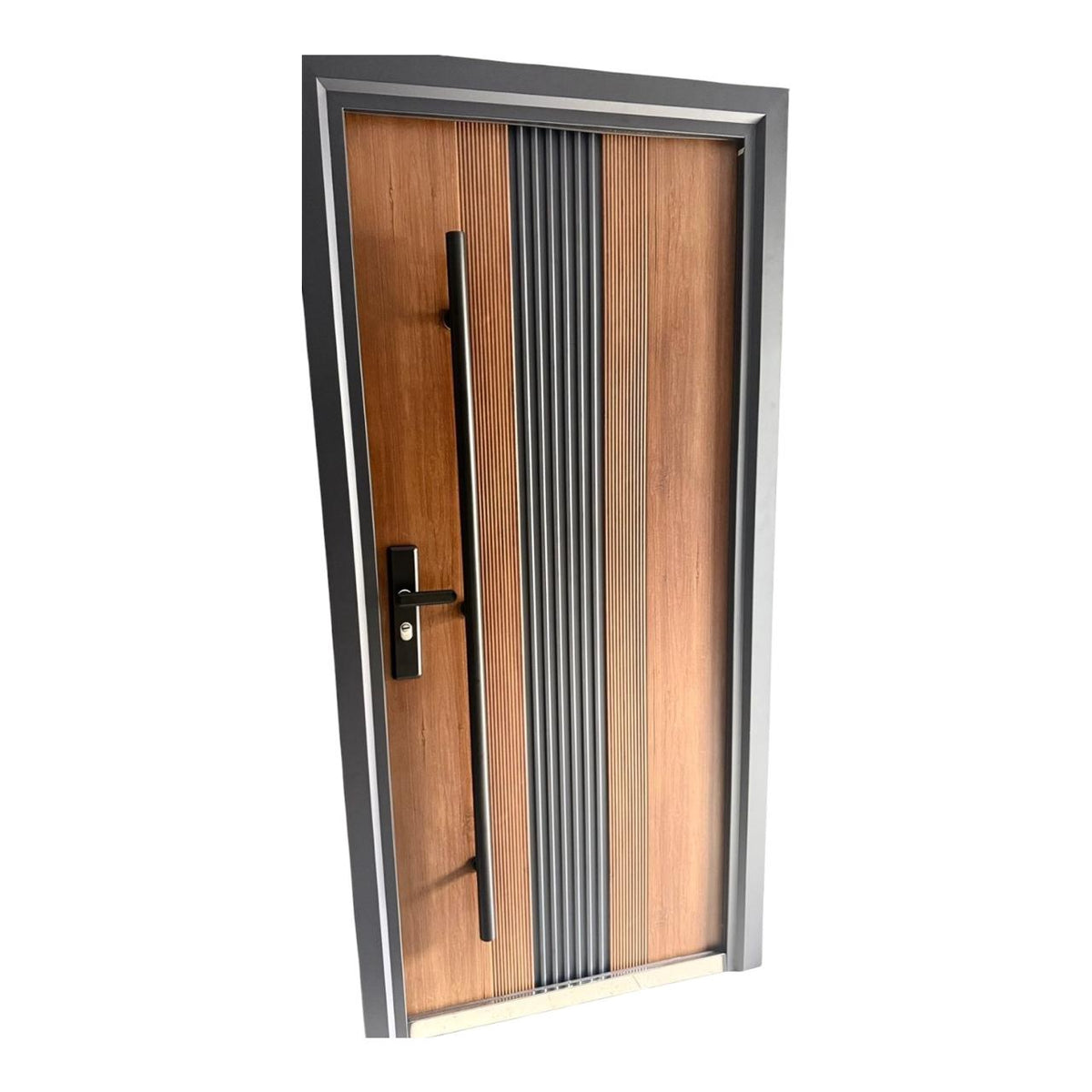 Door Metal Single Wood Finish No Glass 2050X960 DKG-1