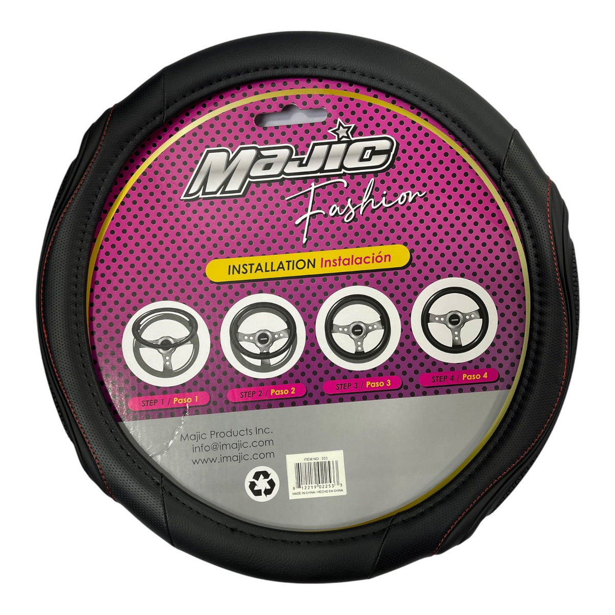 MAJIC Car Steering Wheel Cover Universal 253
