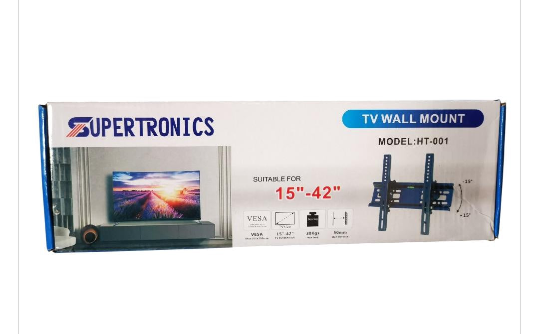 TV Wall Bracket HT-001 15-42" Flat Panel Tilt Mount