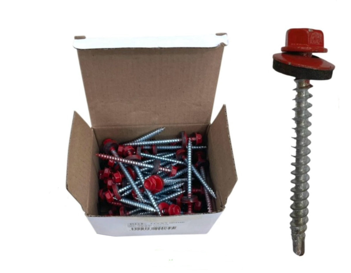 Screw Ind. 2" Red METAL-METAL 4.8X2" ZWD-3598/Y46 450G Box