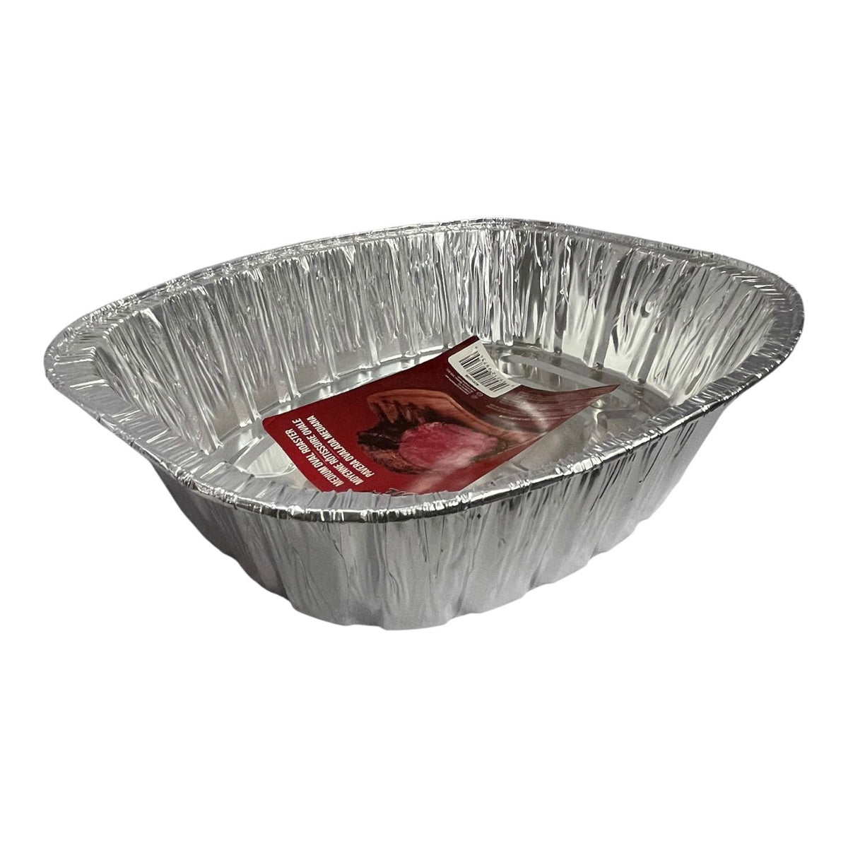 TITAN Foil Tray BZ91322R Pan Oval Roaster Medium 12X10"