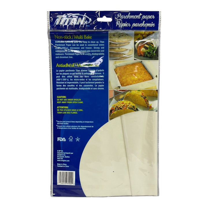 TITAN Wrap Parchment Paper B-BP153 16.5X24" 12PCS Pack