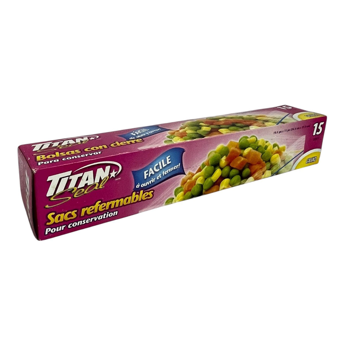 TITAN Bag Storage B-ZX15Z 15PCS Pack