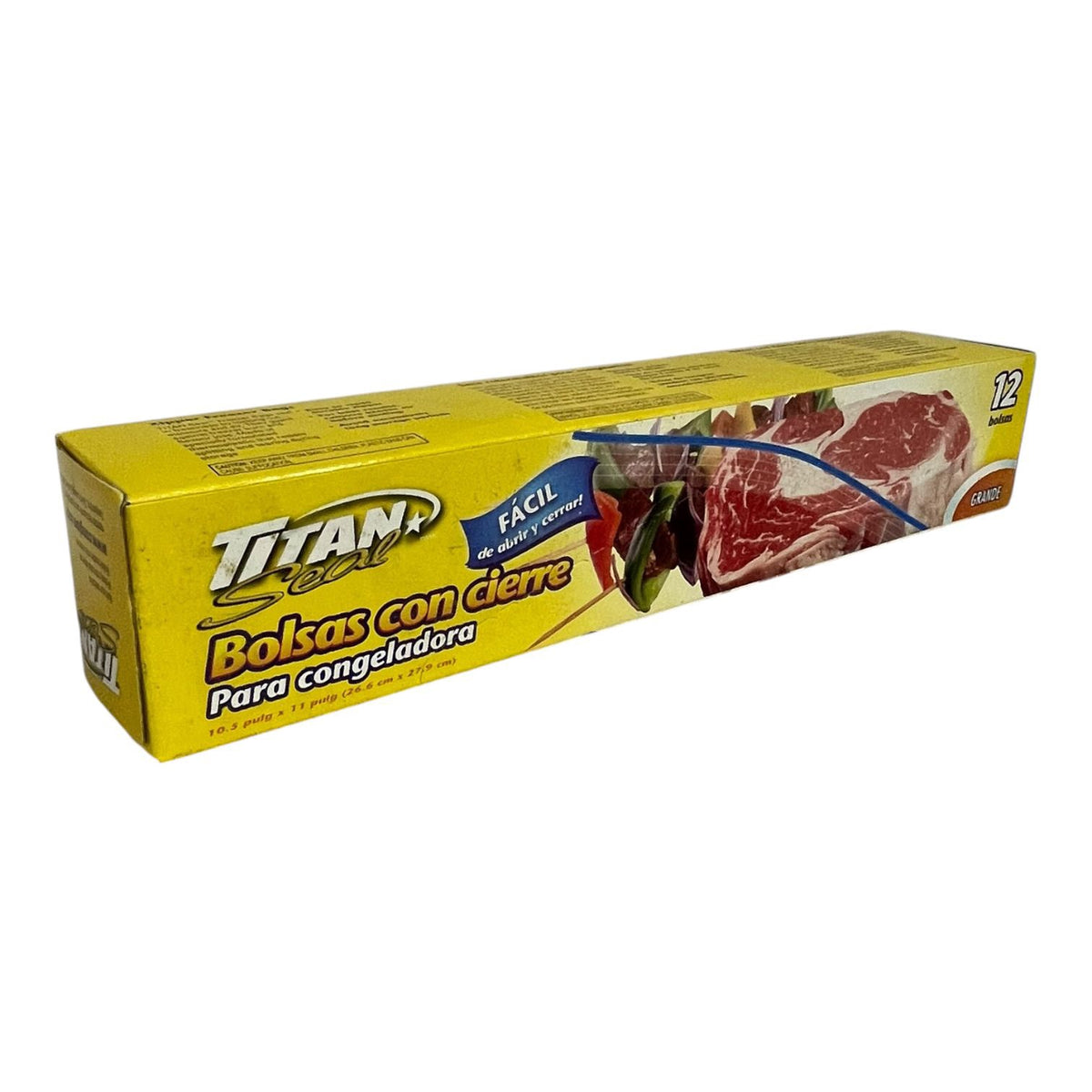 TITAN Bag ZIP-LOCK B-ZX12Z 12PCS Pack Large