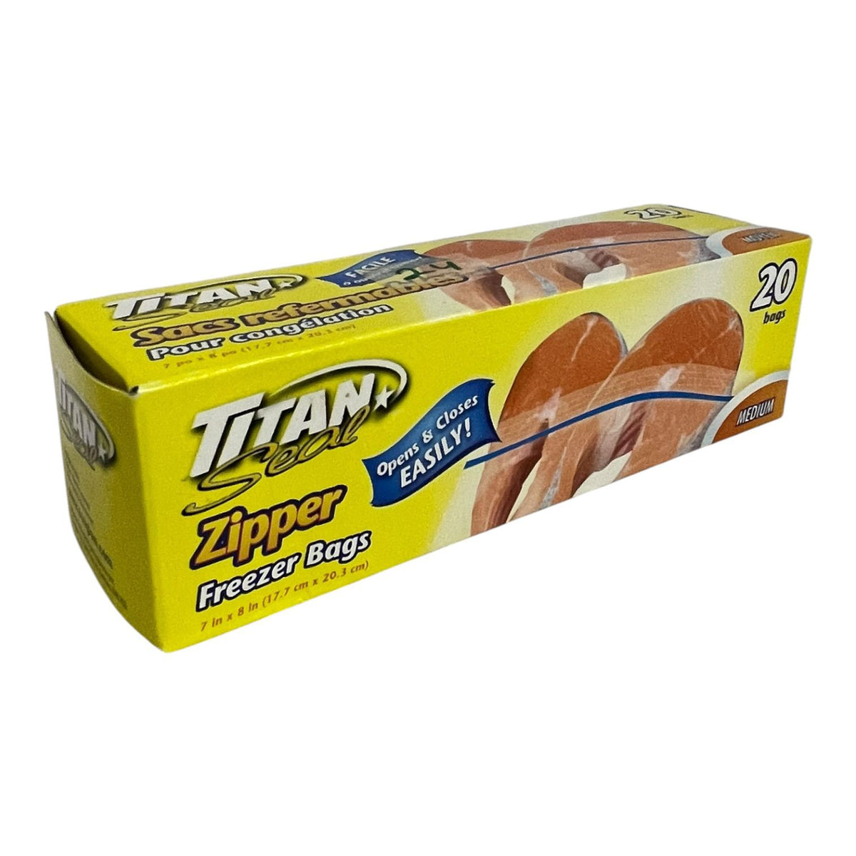 TITAN Bag ZIP-LOCK B-ZX20Z 20PCS Pack Medium