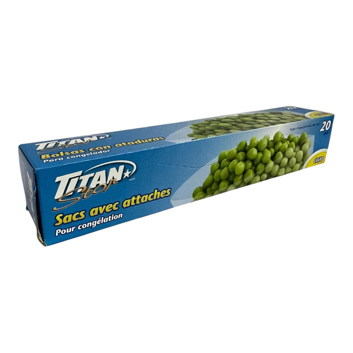 TITAN Bag W-TIES B-ZX20S 20PCS Pack Large