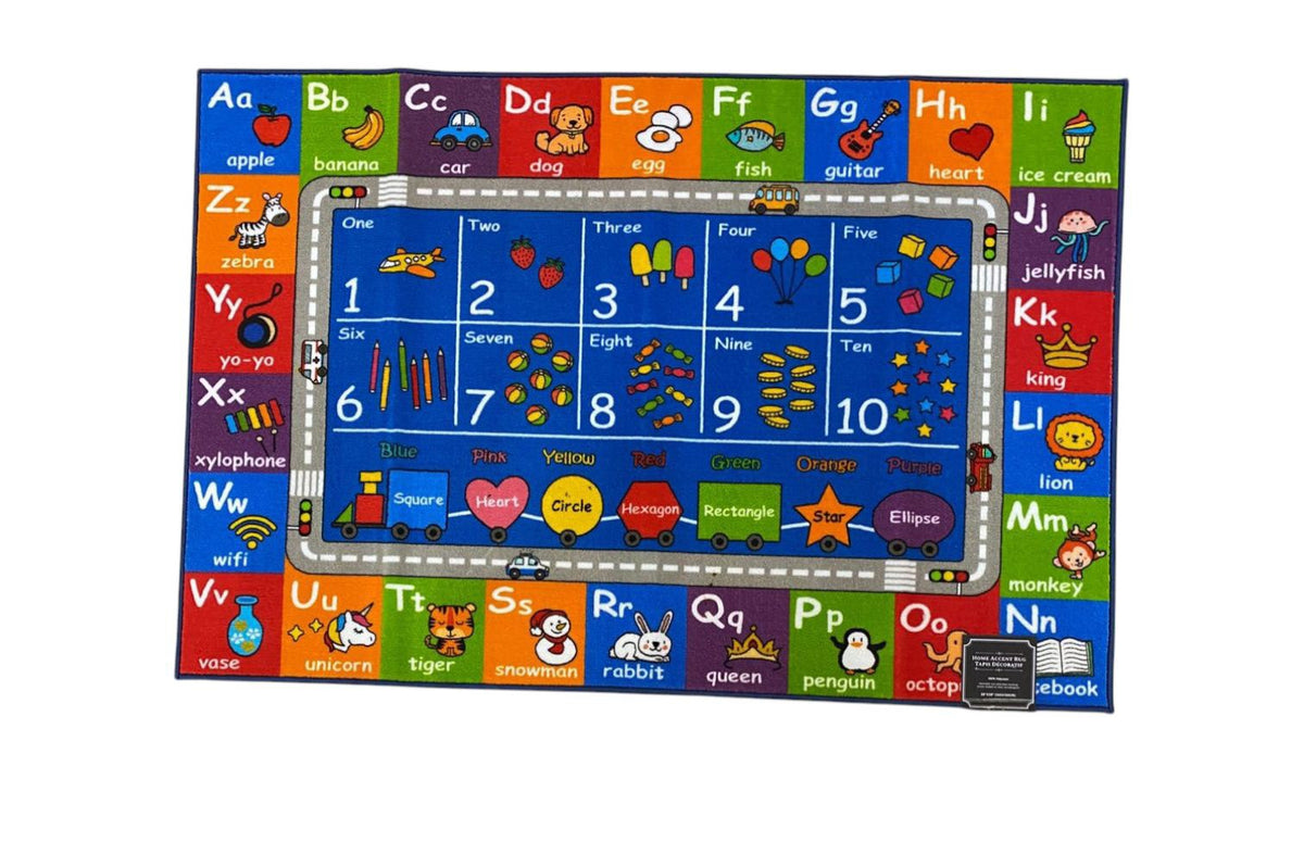 HOME ACCENT RUG Floor Mat 39 X 59" Kids 92321