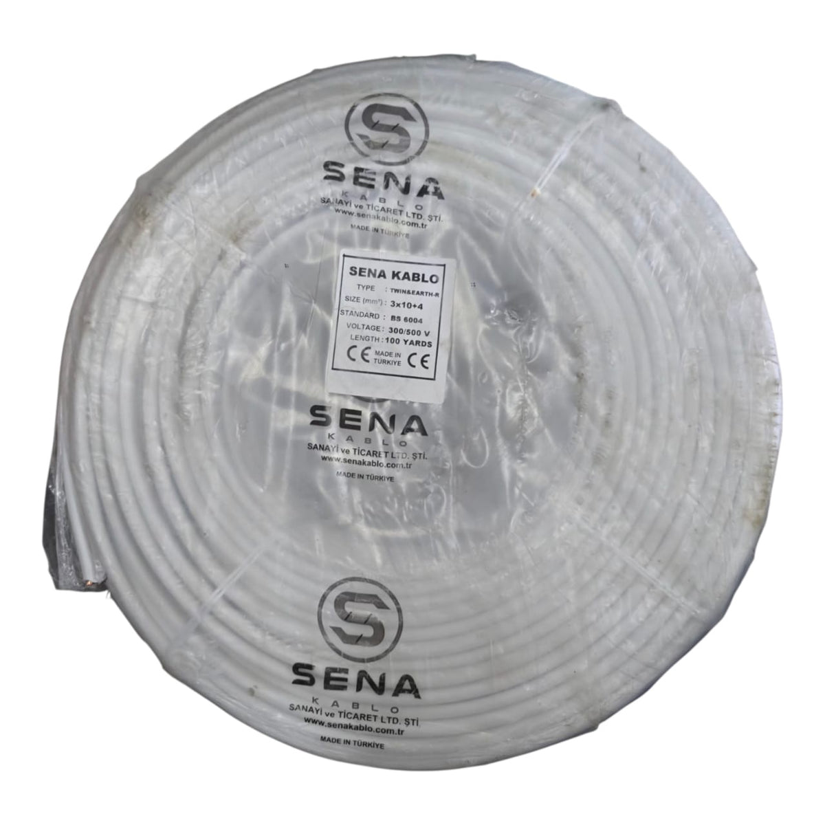 Cable 10MM 3C Flat with Earth Turkey Yard