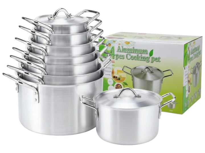 CASSEROLE Pot Set 14PCS Aluminum 005
