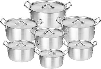 CASSEROLE Pot Set 14PCS Aluminum 005