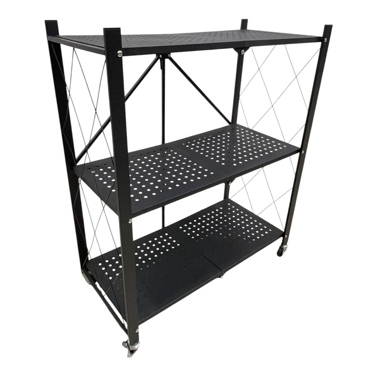 Rack 3 Shelves Black CJ-2586-Y45