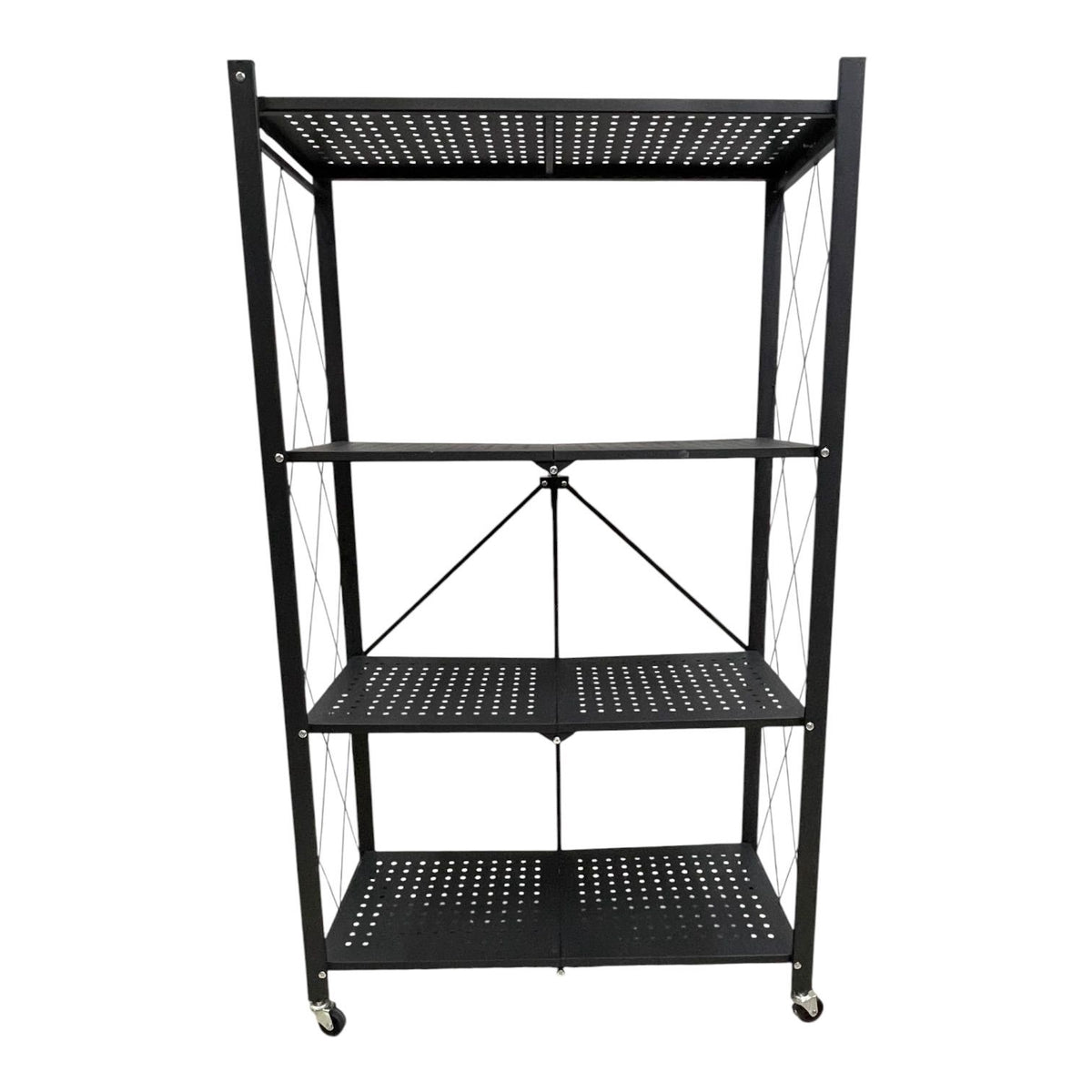 Rack 4 Shelves Black CJ-2587-Y45