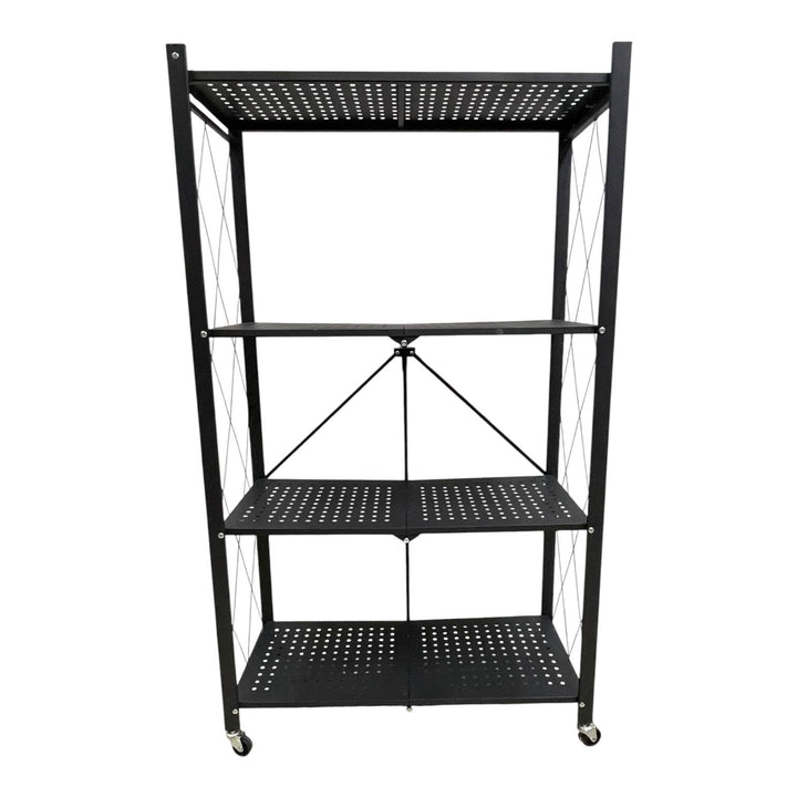 Rack 4 Shelves Black CJ-2587-Y45