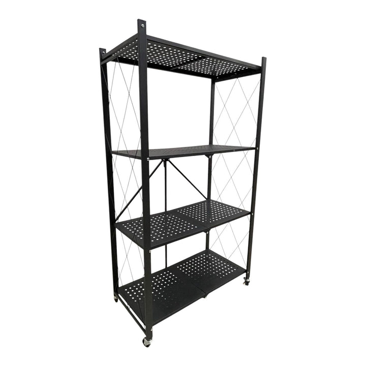 Rack 4 Shelves Black CJ-2587-Y45