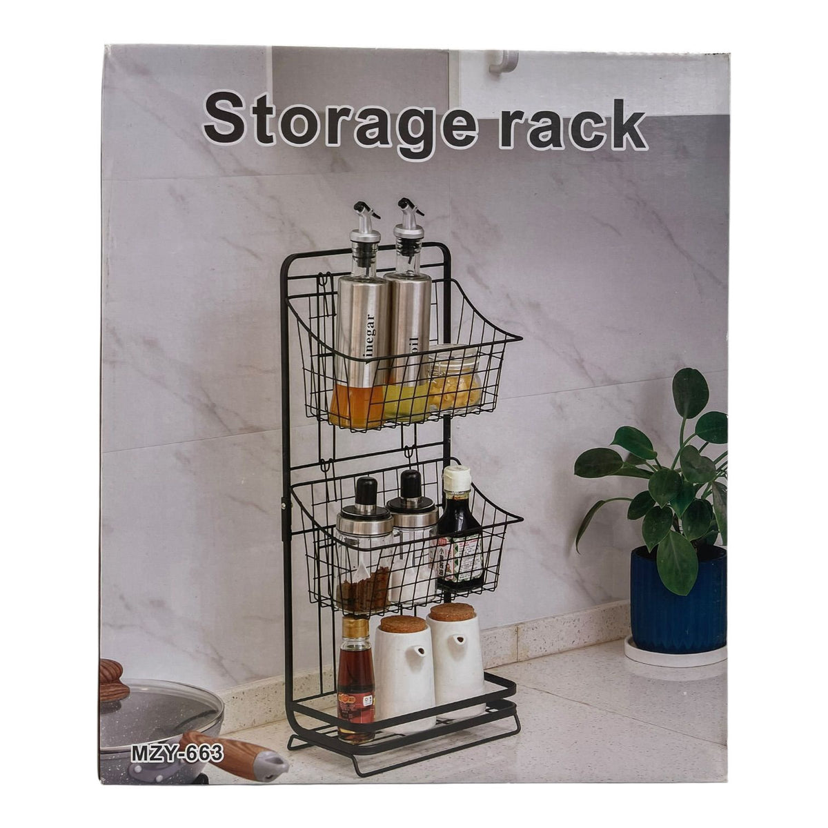 Storage Rack 3 Tier Kitchen MZY-663