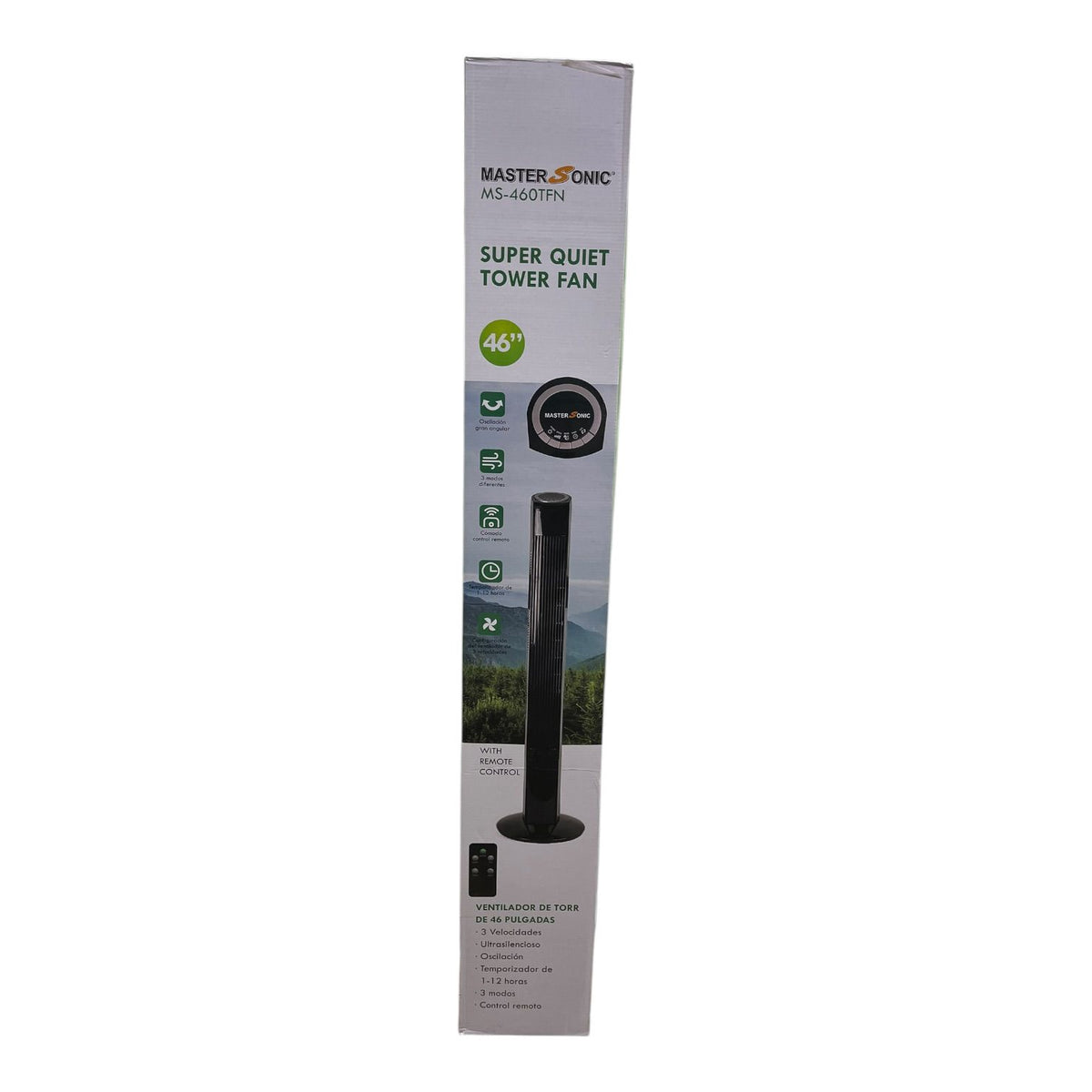 MASTERSONIC Fan Tower 46" MS460TFN Black