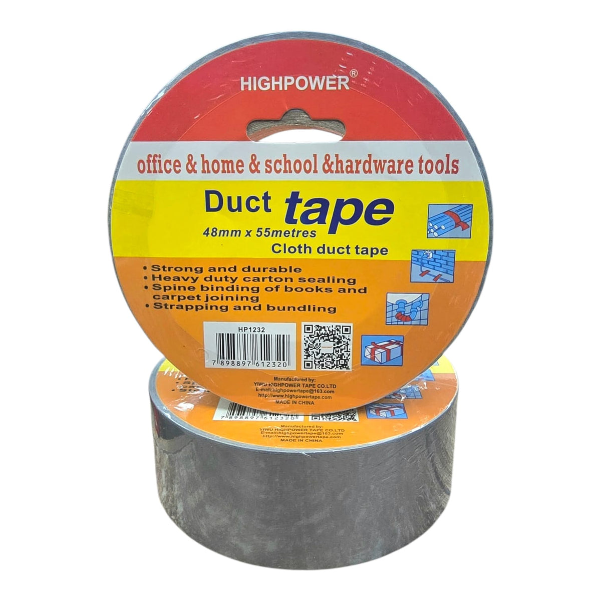 HIGHPOWER Tape Duct Tape 2" HP1232 55METRES
