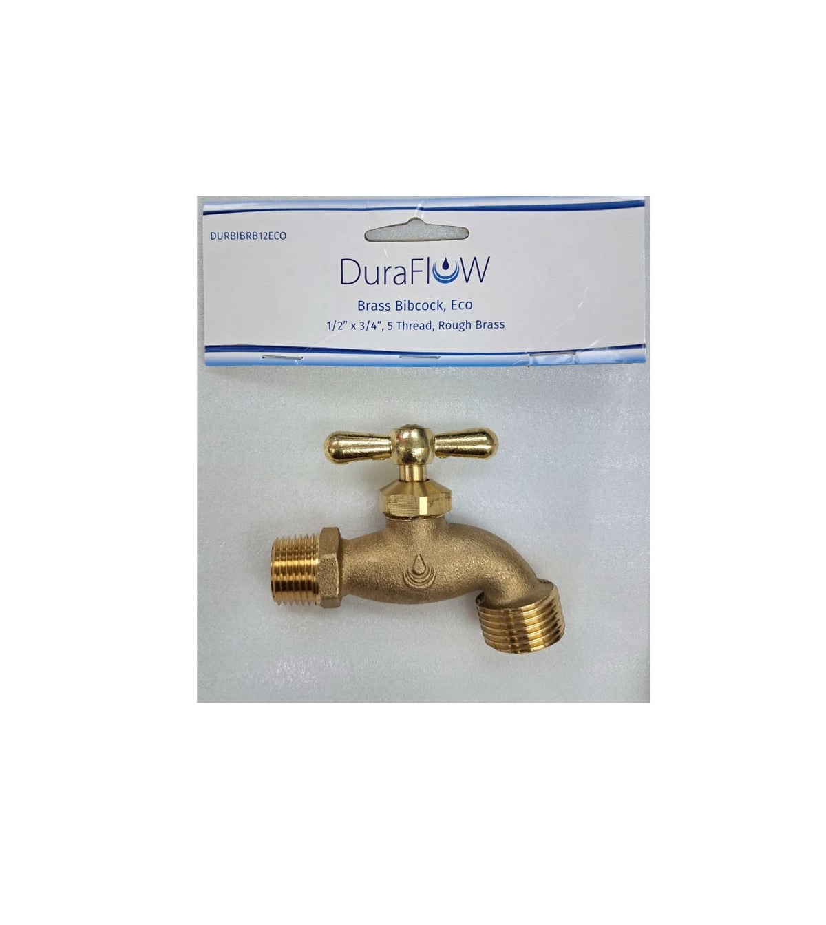 DURAFLOW Bib Cork 1/2" Brass DURBIBRB12ECO