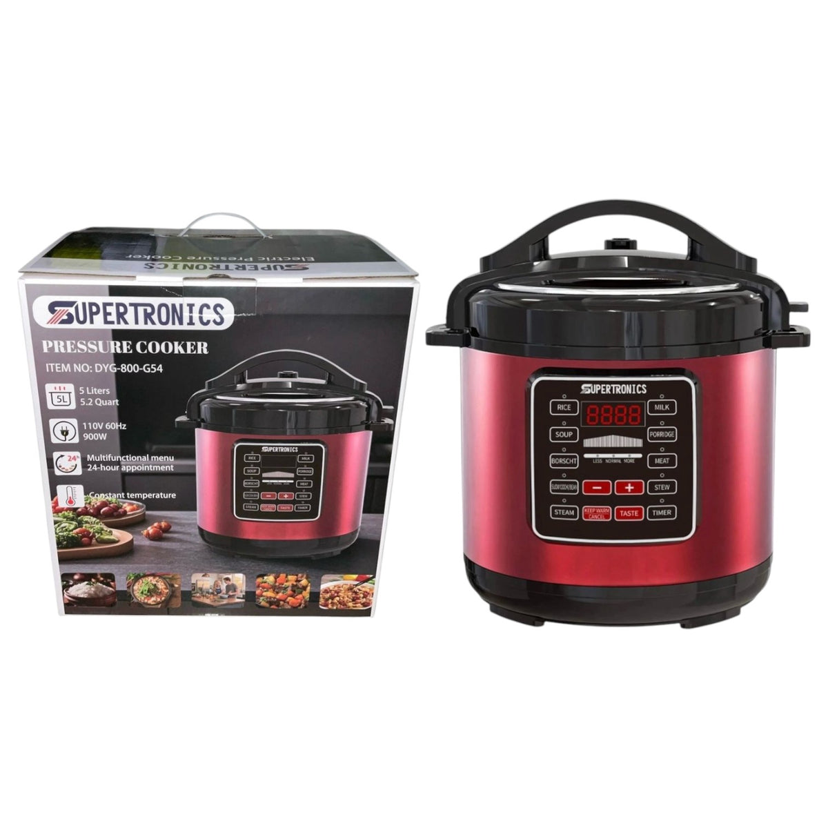 SUPERTRONICS Pressure Cooker Electric DYG-800-G54 110V