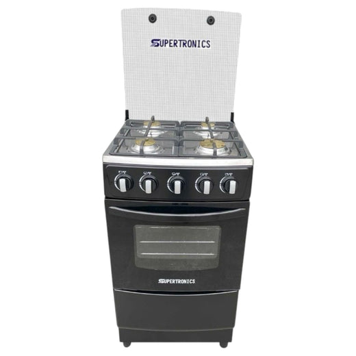 SUPERTRONICS Stove 4 Burner 20" A4102 Black