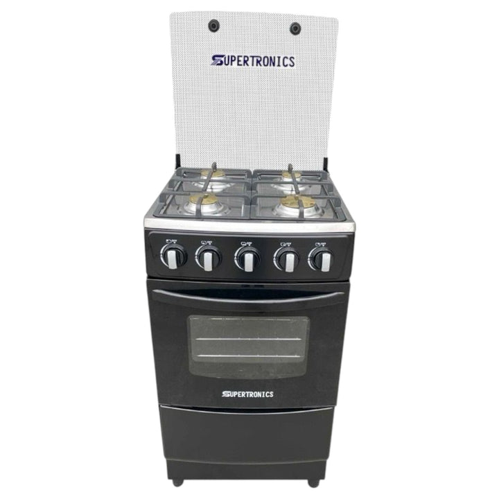 SUPERTRONICS Stove 4 Burner 20" A4102 Black