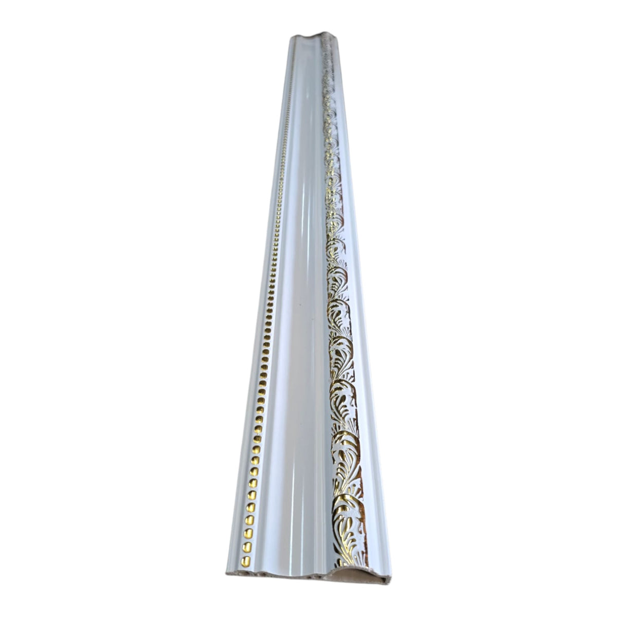 Moulding Door PVC White & Gold D10-WG 9FT 10" X 4" Width