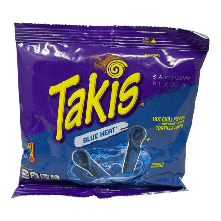 Takis Blue Heat Hot Chili Pepper Tortilla Chips 28.4G