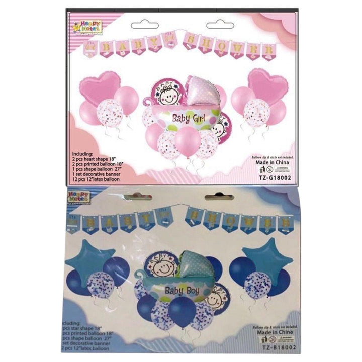 Party Balloons 18PCS Pack It's A Girl It's