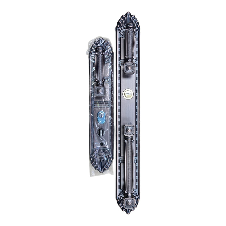 Lever Handle Set for Double Metal Doors
