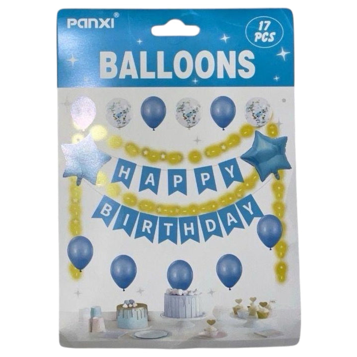 Party Balloons 17PCS Pack Happy Birthday