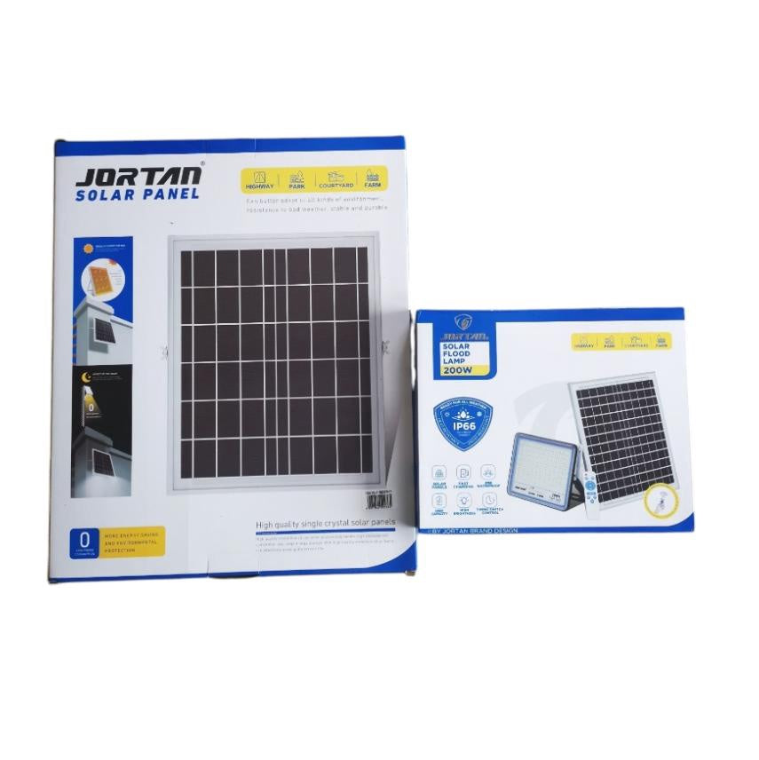 JORTAN Lamp LED Solar Flood 200W JT-BS200W-TYTZ 6500K IP66