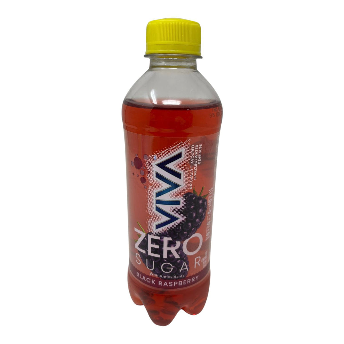 VIVA Black Raspberry Zero Sugar Sparkling Water 355ML 12FL OZ